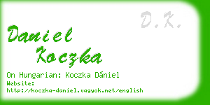 daniel koczka business card
